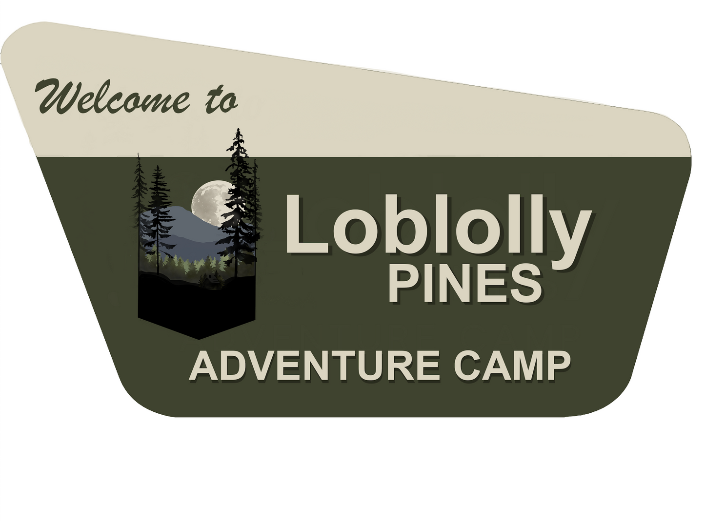 Loblolly Sign Sticker