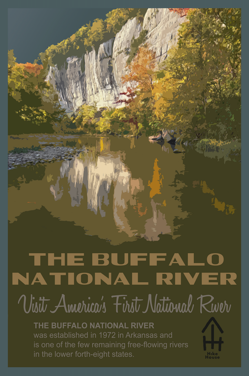 Buffalo National River Sticker