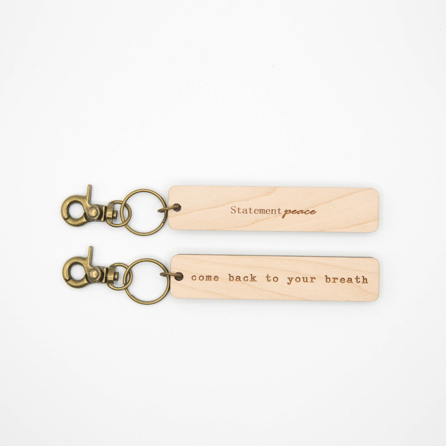 Come Back to Your Breath Keychain