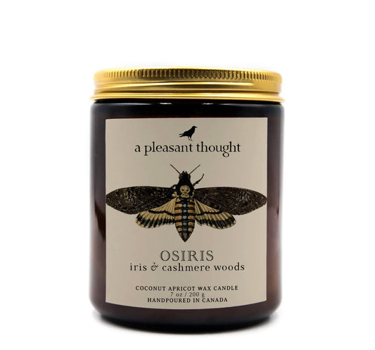 Hand-Poured Osiris Iris & Cashmere Woods Candle