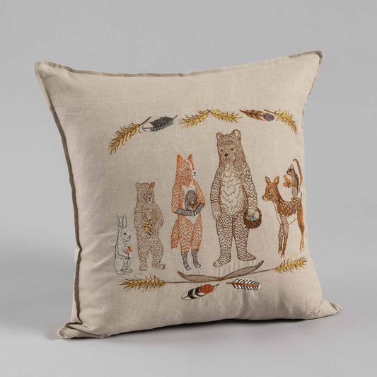Woodland Welcome Pillow: Pillow Cover with Insert