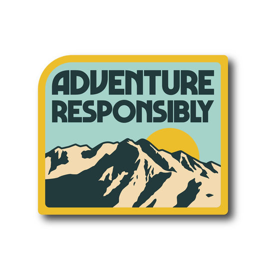 Adventure Responsibly Sticker